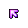 Dance Dance Revolution DDR Purple Gradient