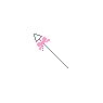 Cute Pink Bow Tie Pointer