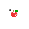Boucing Red Apple