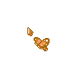 Flying Orange Butterfly