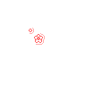 Cute Red Spinning Flower