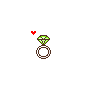 Green Diamond Ring