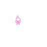 Pink Tiny Hand Bow Tie
